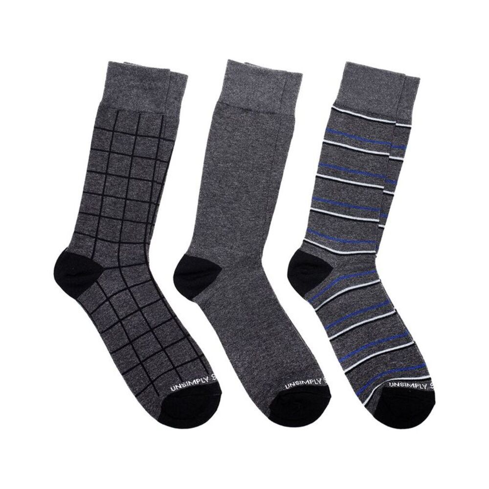Unsimply Stitched  Set Of 3 Sock